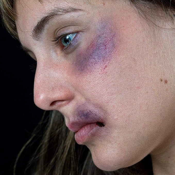 Mehron Makeup Tri-Color Character Makeup Palette | Halloween, Special Effects and Theater Cream Makeup FX Palette | Face Paint Makeup .7 oz (20 g) (BRUISE)-Velvo Beauty