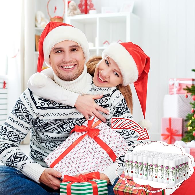 50 Pcs Lip Balm Bulk Christian Gift for Women Faith Religious Bible Verse Lip Balm Inspirational Gift Scripture Moisturizing Lip Care Product for Coworker Friend Sister Teacher Birthday-Velvo Beauty