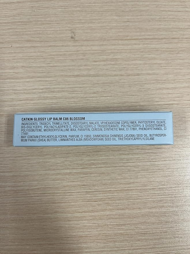 CATKIN Glossy Lip Balm Ultra Hydating Glow Lip Tinted Jelly Plump Melting Balm Shea Butter Repair Soothing For Dry Lips Dewy Finished 0.12 oz C06 BLOSSOM-Velvo Beauty