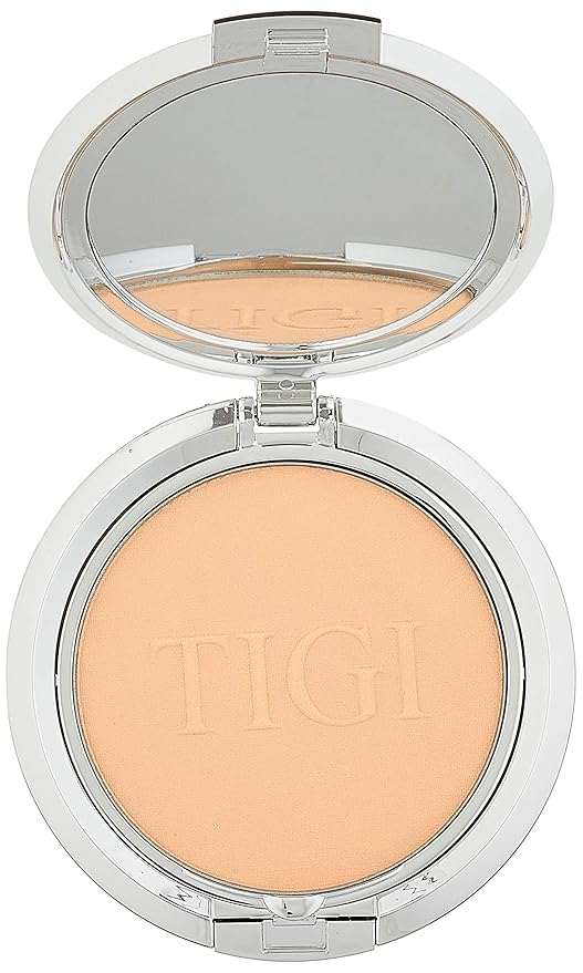 TIGI Cosmetics Powder Foundation, Pure, 0.37 Ounce-Velvo Beauty