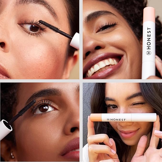 Honest Beauty 2-in-1 Extreme Length Mascara + Lash Primer 3-Pack | EWG Verified + Cruelty Free | 0.27 fl oz each (pack of 3)-Velvo Beauty