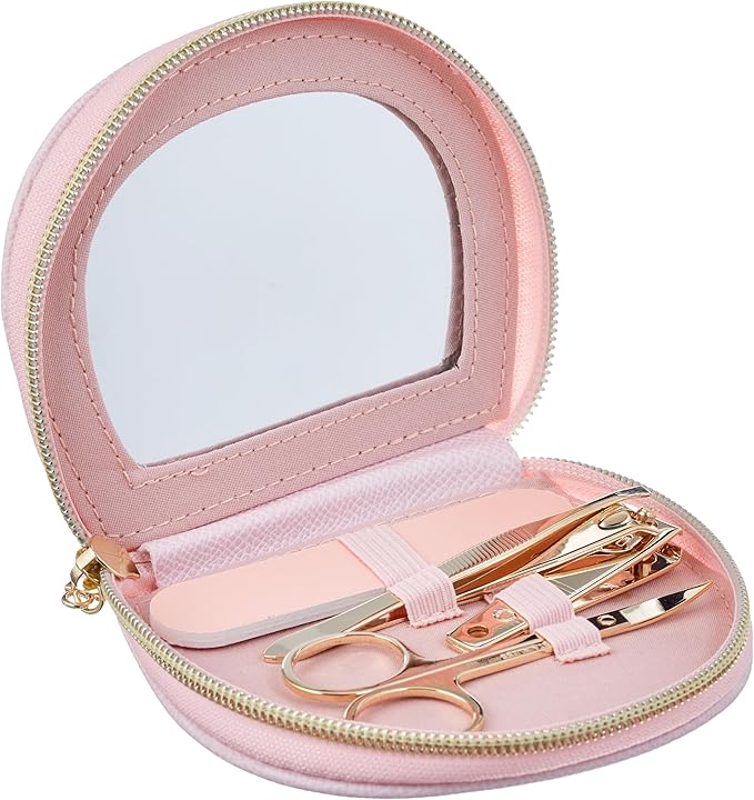 Mud Pie Manicure Kit, Blush-Velvo Beauty