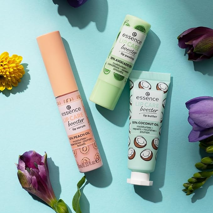 essence | Lip Care Booster Lip Serum | Moisturizing, Transparent Lip Balm with Peach Oil | Vegan & Cruelty Free-Velvo Beauty