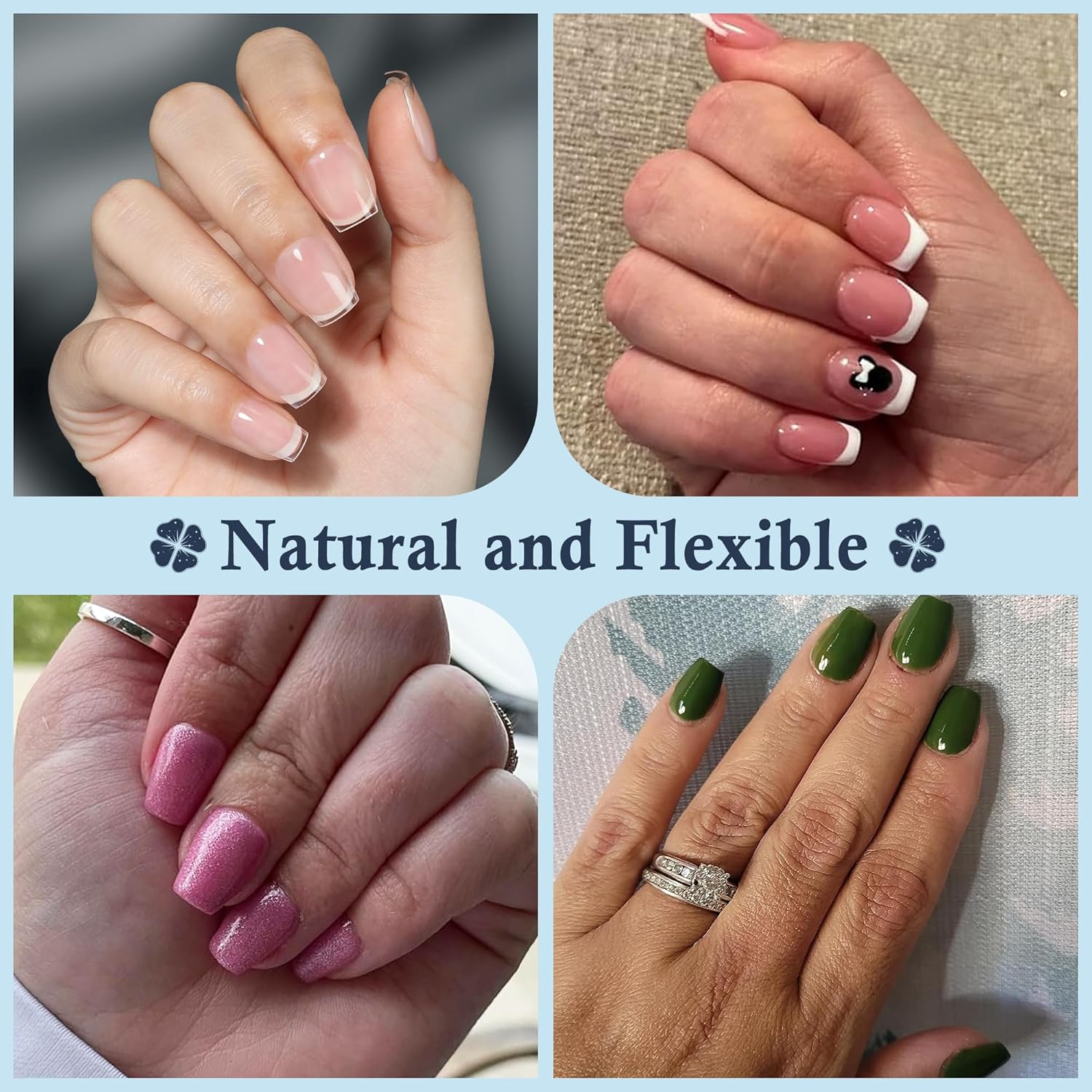 Luckyfariy Extra Short Coffin Nail Tips, 240Pcs Pre-shaped Half Matted Full Cover Ballerina Fake Nails Press on Extension, Soft Gel Clear Tips Home DIY Mani 12 Sizes-Velvo Beauty