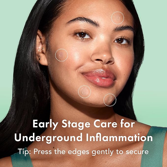 Rael Pimple Patches, Miracle Microcrystal Spot Cover - Hydrocolloid Acne Patch with Tea Tree Oil, Early Stage Zits and Blemish, Korean Skin Care, Vegan, Cruelty Free (9 Count)-Velvo Beauty