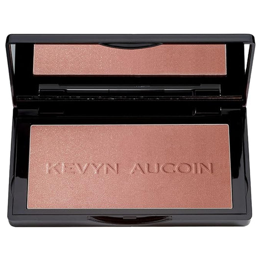 Kevyn Aucoin The Neo-Bronzer, Dusk Medium: 3 in 1 makeup palette. Highlighter, blush & bronzer in one smooth gradient makeup compact. Shimmer & matte in light, medium & deep. Sun-kissed to bronzed.-Velvo Beauty