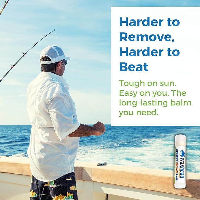 Waxhead Lip Sunscreen Lip Balm with SPF Lip Balm SPF, Zinc Sunscreen Chapstick SPF Chapstick with SPF, Organic Lip Balm with Sunscreen for Lips, Mint Lip Balm-Velvo Beauty