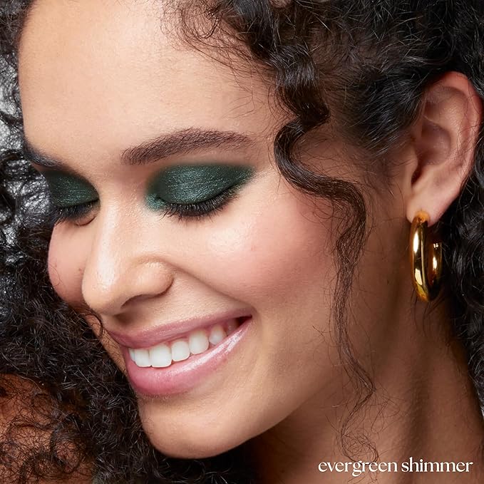 Julep Eyeshadow 101 Cream-to-Powder Waterproof Shadow Stick – Evergreen Shimmer – Long-Lasting, Crease-Proof, Deep Green Shimmer Cream Eyeshadow with Built-in Smudger-Velvo Beauty