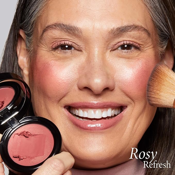 LAURA GELLER NEW YORK The Wonder Balm Complexion Enhancer - Hydrating Weightless Subtle Hint of Color + Glow for Mature Skin - Vegan Squalane - Apply to Cheeks & Lips (03 Rosy Refresh)-Velvo Beauty