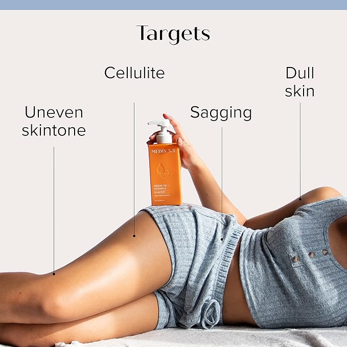 MEDIX 5.5 Glycolic Acid Exfoliating Face & Body Scrub Cleanser + Argan Oil Moisturizing Body Cream Lotion 2PC Skin Care Set | Alpha Hydroxy Acid & Lactic Acid Foaming Body Wash & Face Wash, 2PC Set-Velvo Beauty