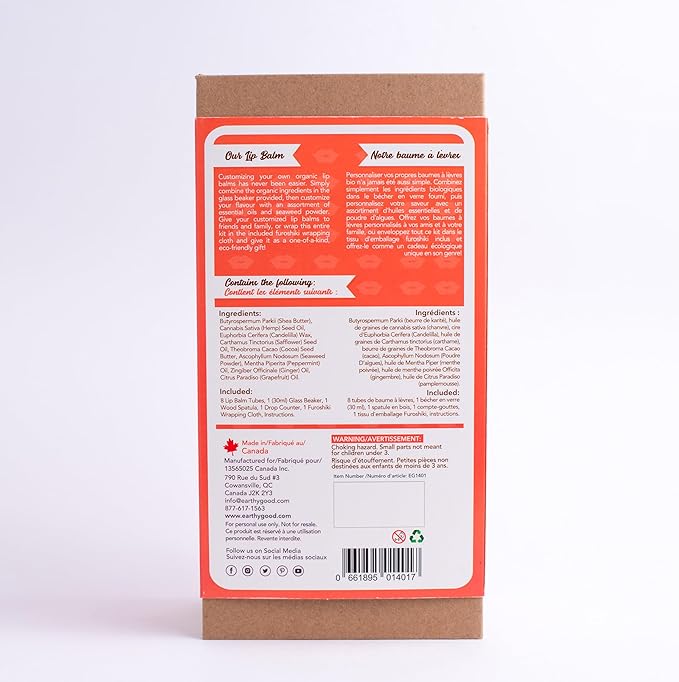 Earthy Good Organic DIY Lip Balm Making Craft Kit By Kiss Naturals-Velvo Beauty