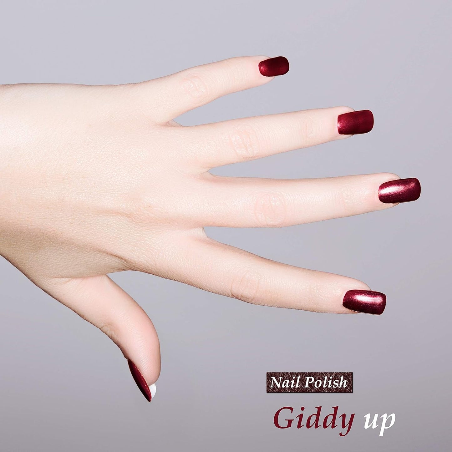 Karma Organic Nail Polish - Quick Dry Nail Lacquer, Non-Toxic, Vegan, and Cruelty-Free Nail Paint Art for Adults & Kids - No Toluene, No Formaldehyde, No DBP, and Free of TPHP (Giddy Up, 0.43 fl oz.)-Velvo Beauty