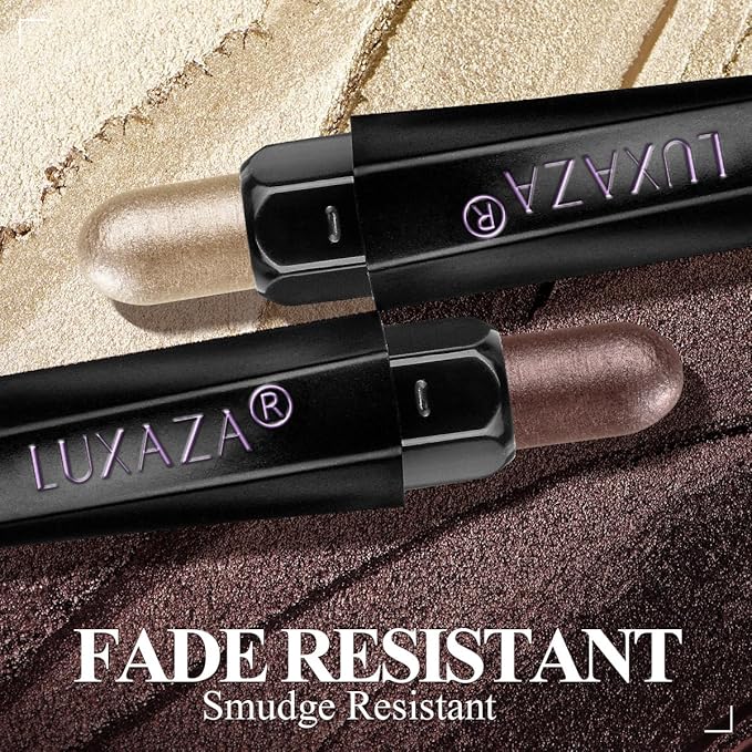 Brown Eyeshadow Stick Makeup 6PCS Set, Neutral Eyeshadow Palette Metallic Shimmer Matte Cream Eye Shadow Eyeliner Brightener Pencil Crayon - TAUPE MAUVE-Velvo Beauty