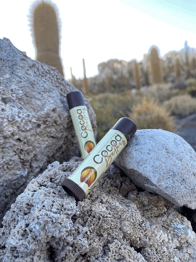 Moisturizing Lip Balm Cocoa Butter Box of 6, Moisturizing Hydrated Lips, Light Yellow, 0.13 Fl Oz, 1-Velvo Beauty