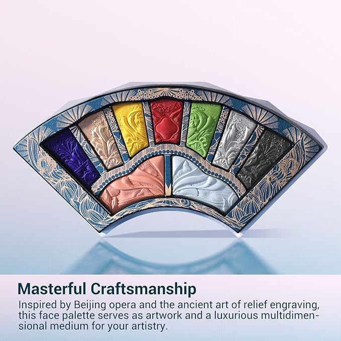 FLORASIS Beijing Opera Makeup Palette (Limited Edition) (01 Melodic Might)-Velvo Beauty