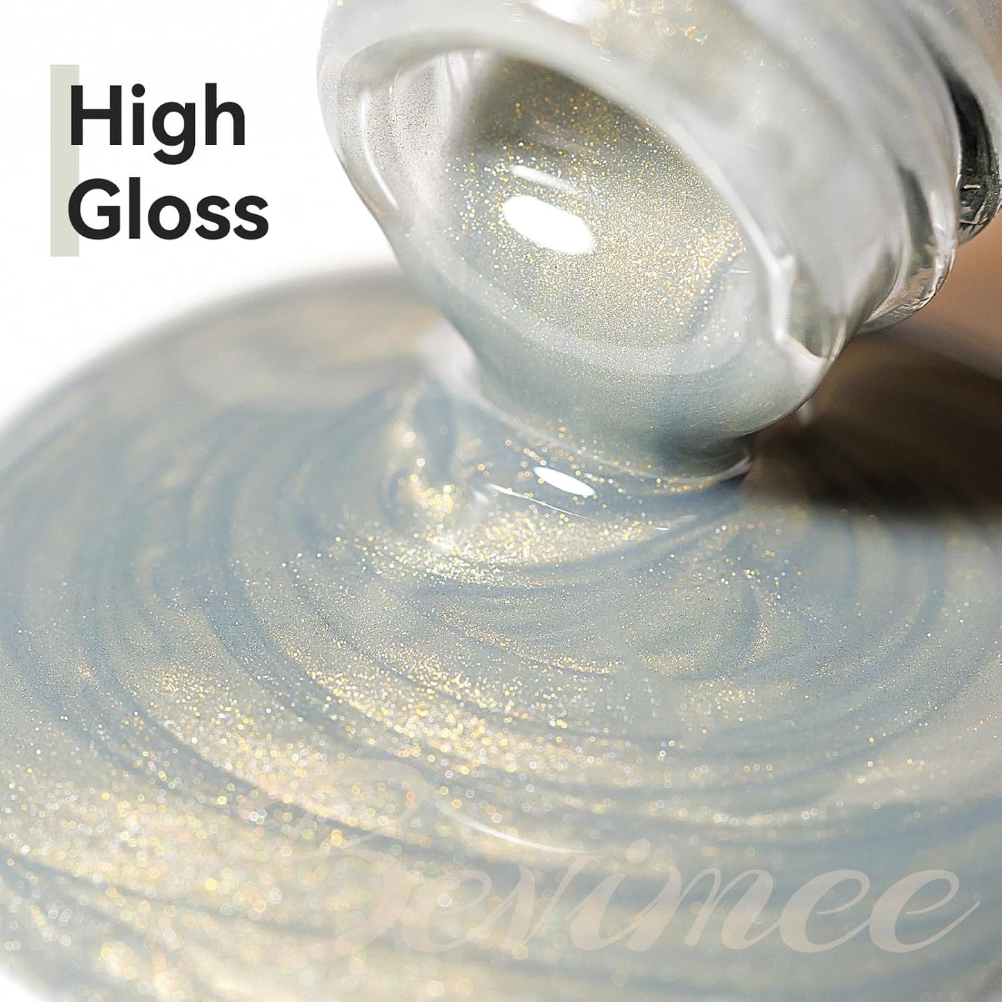 Cat Eye Nail Polish Glass Jelly Magnetic Gel Polish Smoothie Glitter Gloss Shine Holographic Celadon Color Velvet UV Gel Polish For Nail Art Manicure DIY At Home 12ml-Velvo Beauty