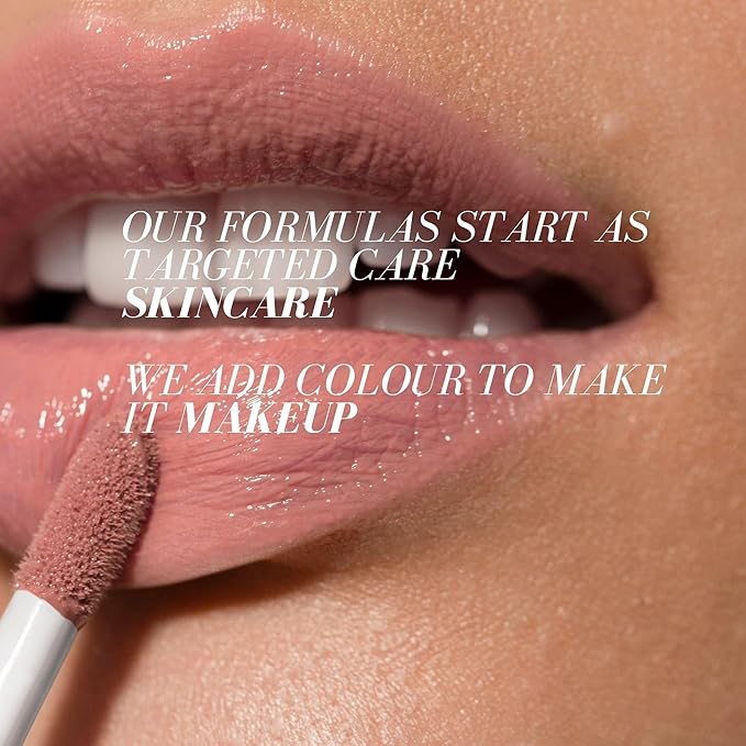 FITGLOW Beauty Lip Colour Serum | Hydrating Lip Gloss | Plumping Anti-Aging Lip Treatment | Natural Shine with Pomegranate Sterols & Collagen | Buildable Color for Dry Chapped Lips | Go - 10g-Velvo Beauty