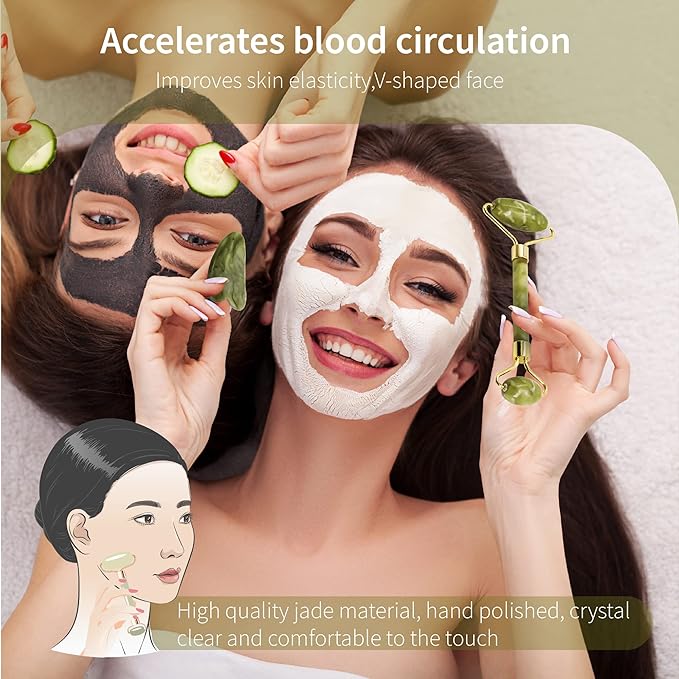 Ice Roller Face Cube Mold Face Ice Pack Beauty Skin Care Tool Facial Ice Roller for Face Gua Sha and Eyes Cube Massager (Z-Dark Green)-Velvo Beauty