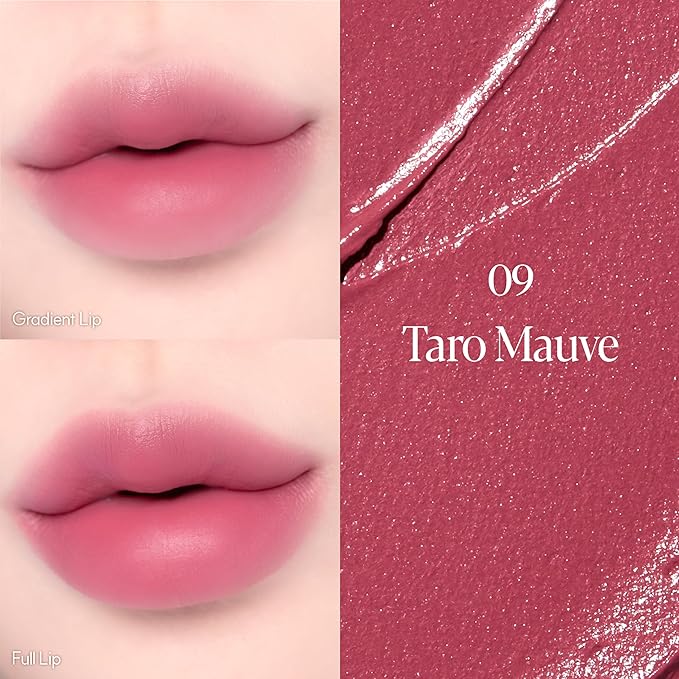 Espoir Couture Lip Tint Fitting Blur #9 Taro Mauve 0.14oz | Soft and Creamy Color for Blurry Lip Look | Smudge-Proof Fixing Lip Stain | Lightweight and Comfortable Matte Finish-Velvo Beauty
