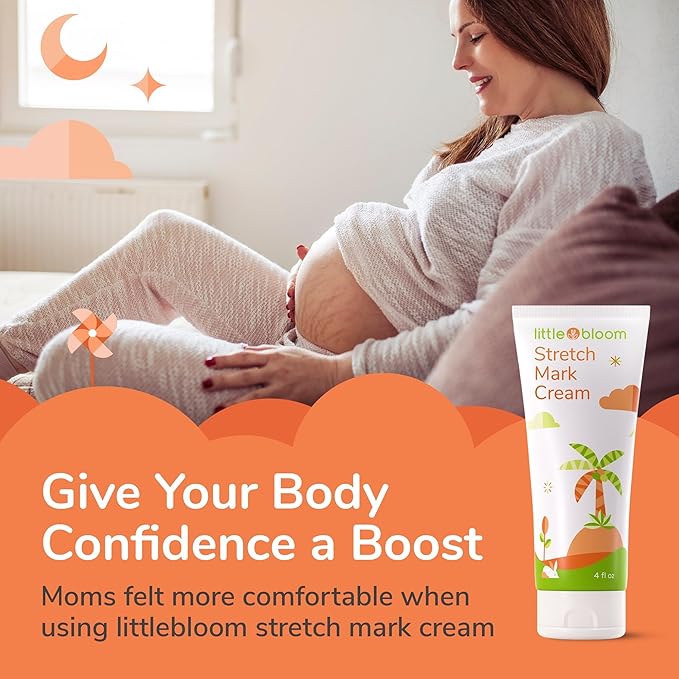 Stretch Mark Cream for Pregnancy w/ Shea Butter, Vitamin C & E - Stretch Mark Cream for Pregnancy, Belly Butter for Pregnancy, Stretch Mark Treatment, Pregnancy Lotion for Belly, Stretch Marks Removal-Velvo Beauty
