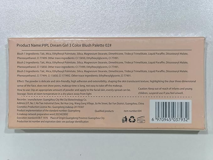 3 Color Matte Pink Blush Palette with Brush, Long Lasting Cheek Makeup, Smooth and Light Blush Powder for Face Beauty-Velvo Beauty