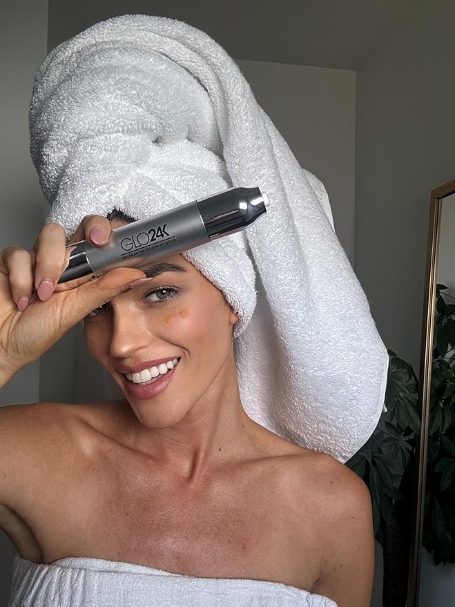 GLO24K Instant Wrinkle Filler for Face, XL Lifting Cream for Eye and Face, Lift and Tightening Non-Invasive with Hyaluronic Acid, 24k Gold, Peptides and Vitamins for Youthful Appearance, 1.2 fl oz-Velvo Beauty