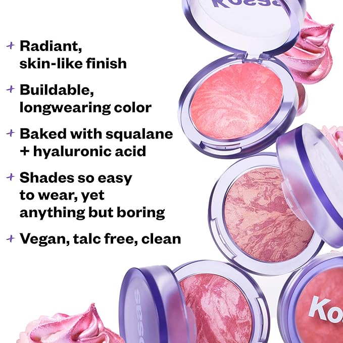 Kosas Blush is Life – Talc-Free Dimensional Blush Baked with Squalane & Hyaluronic Acid – Long Wear - Hype