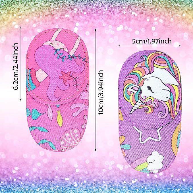 Newcotte 12 Pcs Eye Patch for Kids Girls Boys Reusable Eye Patch for Glasses over the Lens Colorful Eye Patch Toddler Eye Patch Adorable Kids Eye Patches Assorted Eye Patch Cover (Cute)-Velvo Beauty