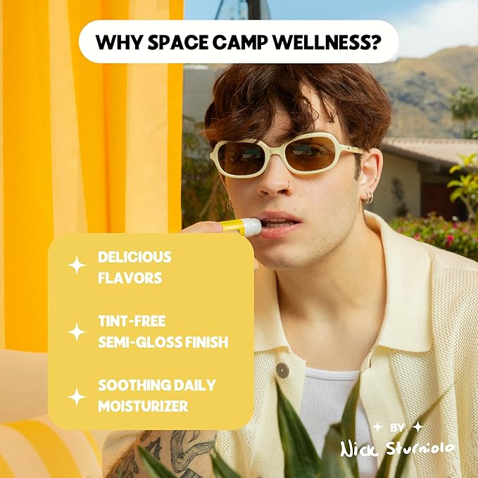 Wellness Jumbo Lip Balm - Tropical Pineapple Organic Flavored Balm (2 Pack)-Velvo Beauty