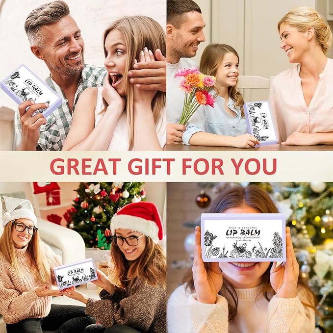 24 Pack Lip Balm, Natural Lip Balm Bulk with Vitamin E and Coconut Oil, Moisturizing Soothing Chapped Lips-8 Flavors-Velvo Beauty