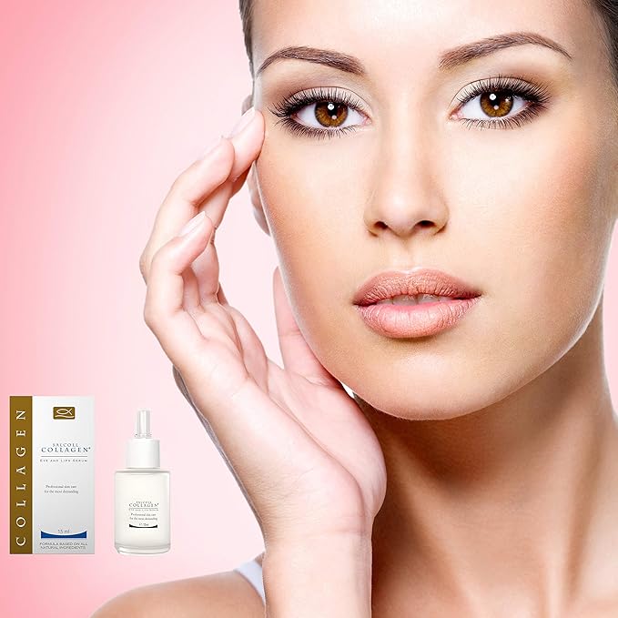 Anti-Aging Eye & Lip Serum - Anti-Wrinkle, Hypoallergenic Face Treatment For Women & Men, Reduces Eye Bags, Dull Skin, Dark Circles, 15 ml-Velvo Beauty