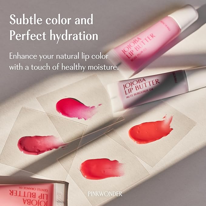 Jojoba Lip Butter (Mute Burgundy 04)-Velvo Beauty