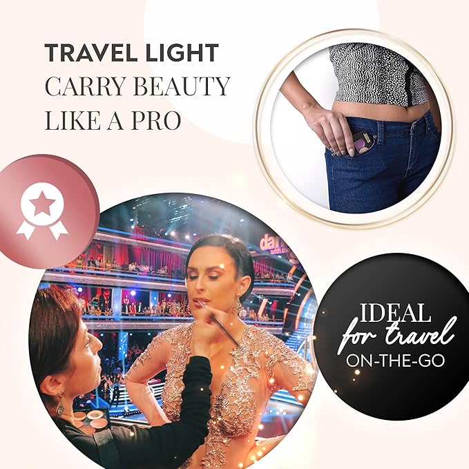 Mini Magnetic Makeup Palette, Empty Magnetic Palette, Universal Magnet makeup palette for Eyeshadows, Powders, Customizable Beauty Organizer with Clear Window-Velvo Beauty