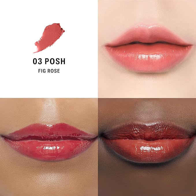 BRAYE Lipsleek Lip Balm, Monochromatic Cream Blush 2-in-1 Face Makeup, Hydrating & Mood Buildable, Vegan + Cruelty-Free Glow for Cheeks l 03 Posh-Velvo Beauty