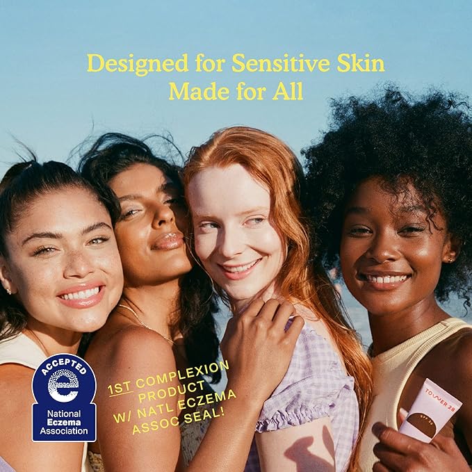 Tower 28 Beauty SunnyDays SPF 30 Tinted Mineral Sunscreen - For Sensitive Skin - 2-in-1 Facial Broad Spectrum UVA/UVB Protection + Foundation – Shade 45 SILVER LAKE, 1 Fl Oz-Velvo Beauty