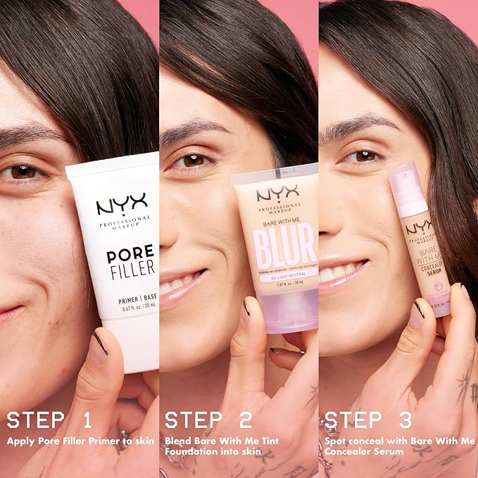 NYX PROFESSIONAL MAKEUP Pore Filler Blurring Primer, Vegan Face Primer-Velvo Beauty