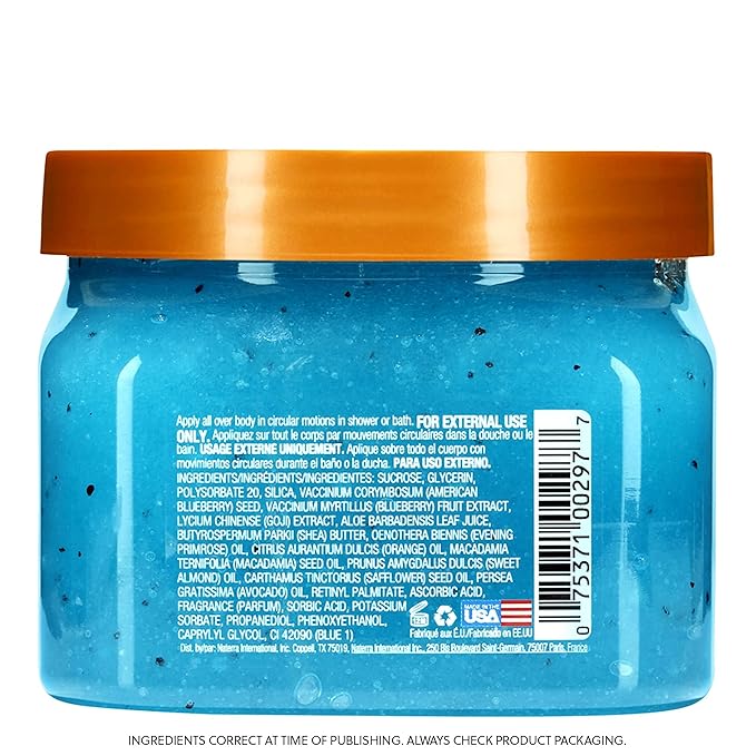 Tree Hut Sugared Fantasy Shea Sugar Scrub | Exfoliating Body Scrub Removes Dead, Dry Skin for a Soft & Hydrated Feel | Nourishing Essential Body Care | 18 fl oz.-Velvo Beauty