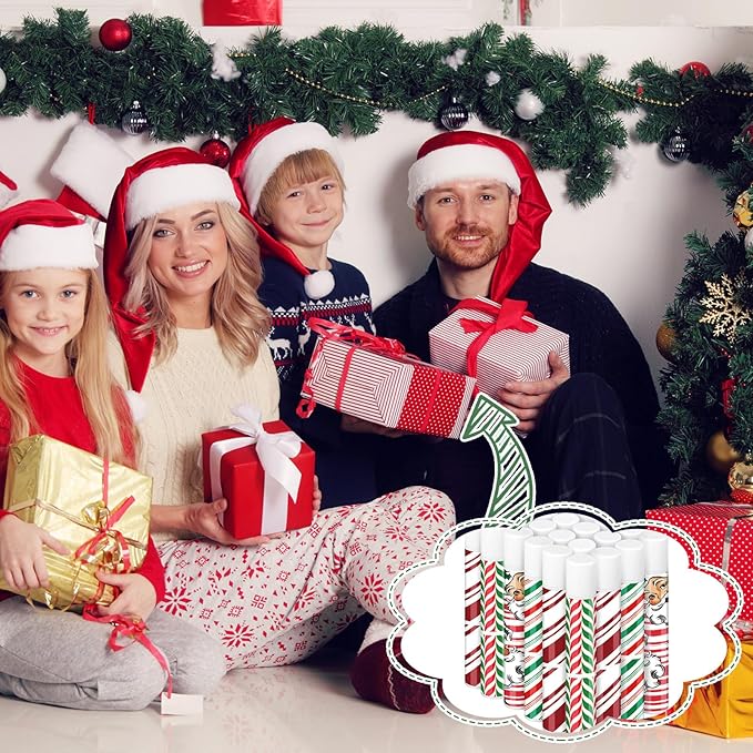 24 Pcs Bible verse Lip Balm Moisturizing 0.07 oz Lip Care Product Bulk Christian Gift with Inspirational Scripture for Women Faith Religious Happy Moment Praise Friend Teacher Worker Employee-Velvo Beauty