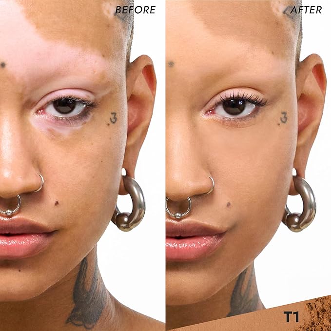 COVER FX Pressed Mineral Foundation - Shade T1 - Weightless Powder Foundation - Buildable Light to Full Coverage - Matte Finish - All Skin Types-Velvo Beauty