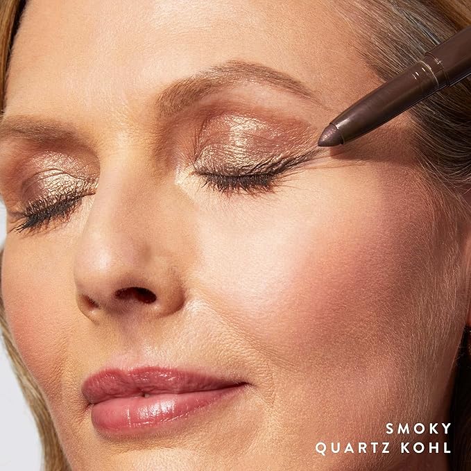 LAURA GELLER NEW YORK Kajal Longwear Kohl Eyeliner Pencil with Caffeine, Smooth & Blendable Makeup, Smokey Quartz-Velvo Beauty