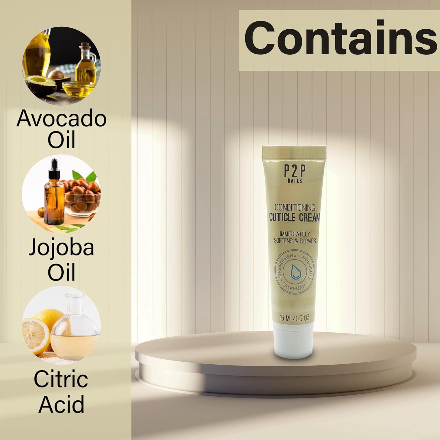 Conditioning Cuticle Cream - Nourishing, Quick-Drying Softener for Proper Nail Health-Velvo Beauty