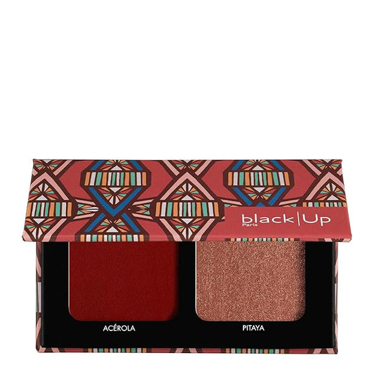 black Up Blush and highlighter duo WAXDUO02-Velvo Beauty