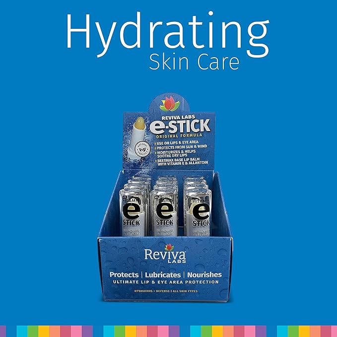 REVIVA LABS - Vitamin E Oil E-Stick, 12 Count (Pack of 1)-Velvo Beauty