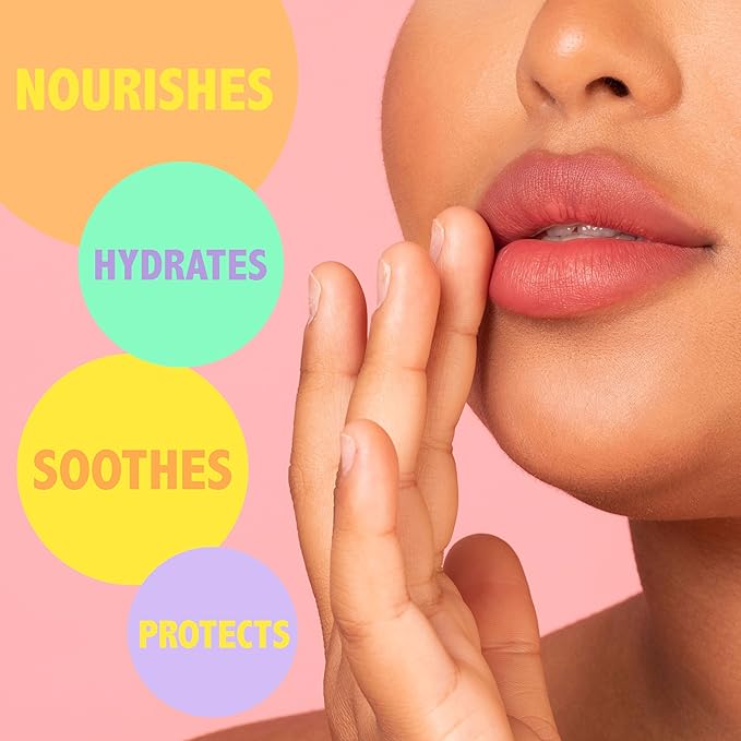 Expressions 5pc Lip Butter Collection - Simply Sweet Fruit Flavored Lip Butter Balm Set | Moisturizing Squeeze Tube Lip Butters for Everyday Lip Care and Lip Repair-Velvo Beauty