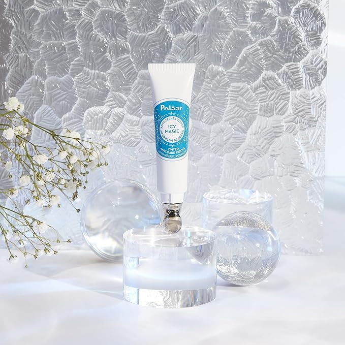 Polåar - Icy Magic Tinted Anti-dark Circles with Siberian Ginseng - Illuminates & smoothes eye contour - Universal shade - Fragrance-Free - 97% Natural, Vegan, Cruelty Free, Made in France - 0.4 Fl Oz-Velvo Beauty