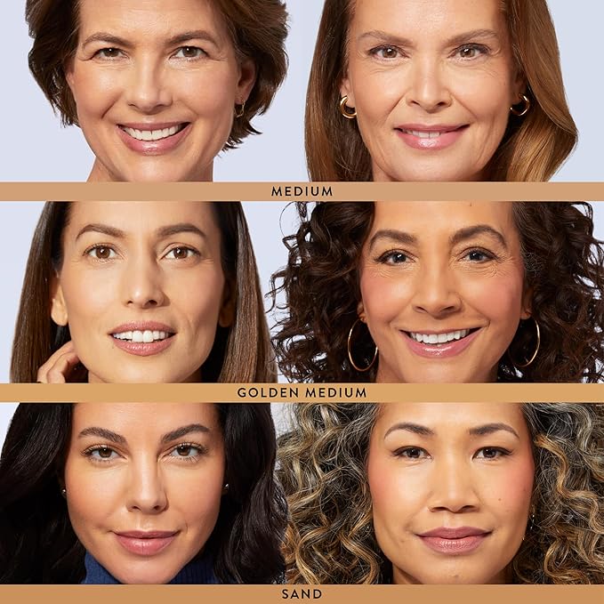 LAURA GELLER NEW YORK Baked Balance-n-Brighten Foundation with Kabuki Brush Makeup Set, Golden Medium-Velvo Beauty