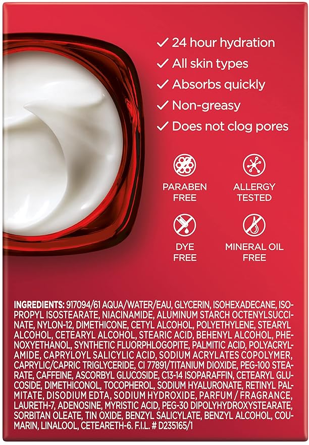 L'Oreal Paris Revitalift 1.5% Pure Hyaluronic Acid Face Serum + Triple Power Anti-Aging Face Moisturizer, 1 kit-Velvo Beauty