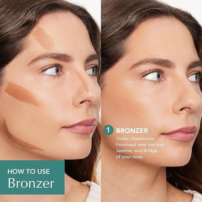 Thrive Causemetics Triple Threat Color Stick: Cream Bronzer & Contour Stick with Vitamin E, Evening Primrose Oil, Waterproof Smudge Proof Face Makeup Formula, Ariana (Medium Warm)-Velvo Beauty