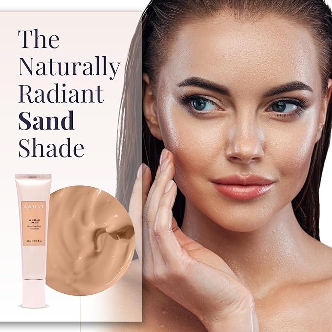 Monat BB Cream SPF 40 - Sand Broad-Spectrum Moisturizer, Lightweight Tinted Coverage, Fragrance-Free, 35ml/1.18 fl. oz.-Velvo Beauty