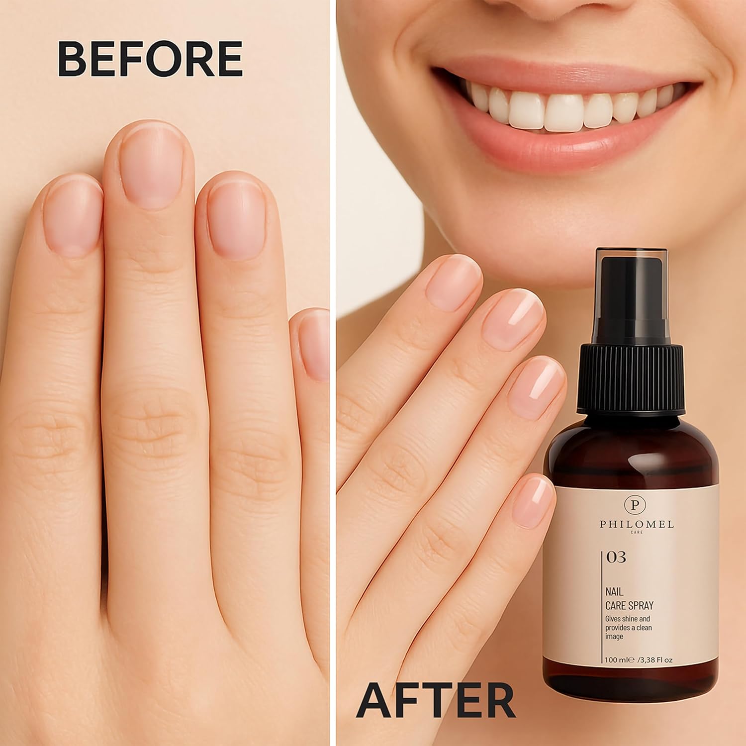 Philomel Nail Care Spray - Nail Hardener Extra Strong and Growth, Nail Strengthener and Growth-Velvo Beauty